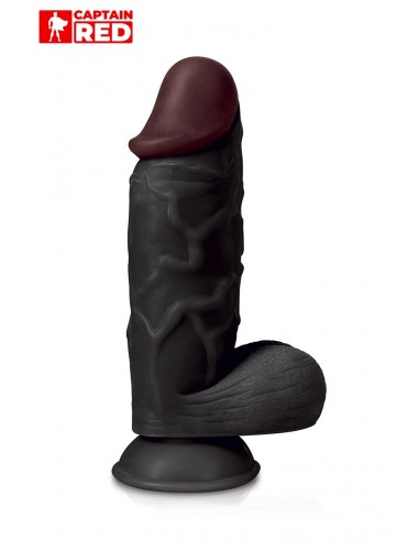  Gode XXL The Strong Black 26 x 6,5 cm - Captain Red - Men Avenue - SexShop Gay