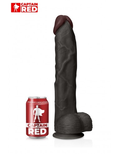  Gode XXL Prodigy Black 32 x 6 cm - Captain Red - Men Avenue - SexShop Gay