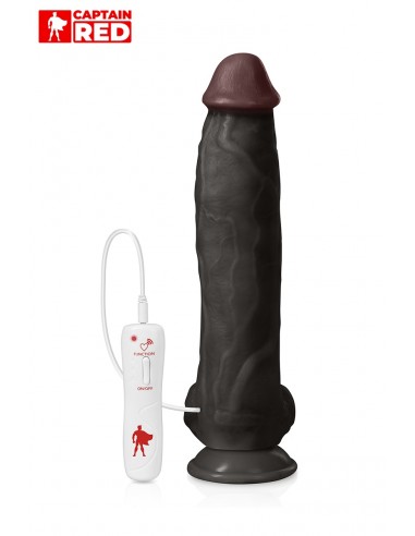  Vibro XXL The Power Black 31 x 6 cm - Captain Red - Men Avenue - SexShop Gay