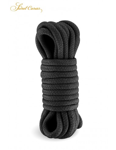  Corde de bondage noire 5m - Sweet Caress - Men Avenue - SexShop Gay