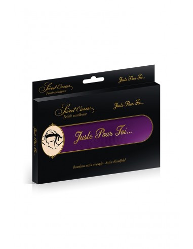  Bandeau BDSM satin pourpre - Sweet Caress - Men Avenue - SexShop Gay