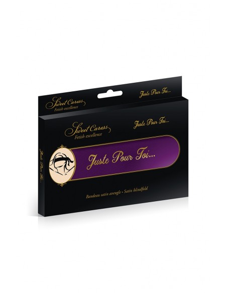  Bandeau BDSM satin pourpre - Sweet Caress - Men Avenue - SexShop Gay