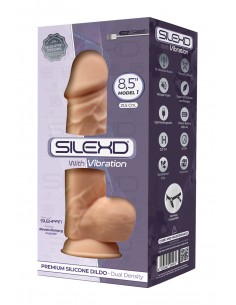  Vibromasseur double densité chair 21,5 cm - SiledD - Men Avenue - SexShop Gay 2