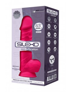  Vibromasseur double densité rose 21,5 cm - SiledD - Men Avenue - SexShop Gay 2