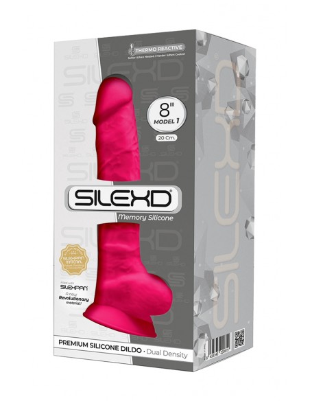  Gode double densité rose 20 cm - SilexD - Men Avenue - SexShop Gay