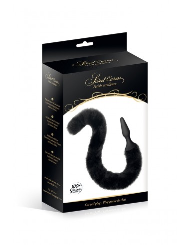  Plug noir queue de chat - Sweet Caress - Men Avenue - SexShop Gay