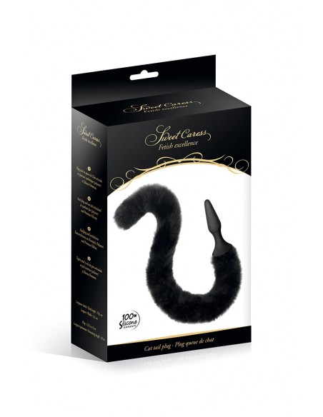  Plug noir queue de chat - Sweet Caress - Men Avenue - SexShop Gay