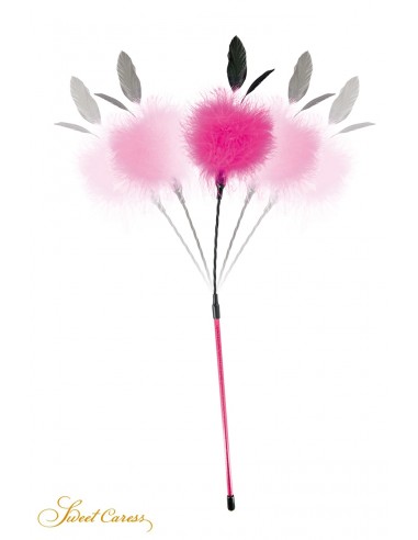  Plumeau à caresses rose - Sweet Caress - Men Avenue - SexShop Gay