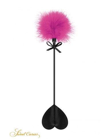  Tapette coeur avec pompon fuchsia - Sweet Caress - Men Avenue - SexShop Gay