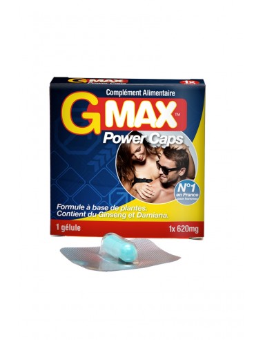  G-Max Power Caps Homme (1 gélule) - Men Avenue - SexShop Gay