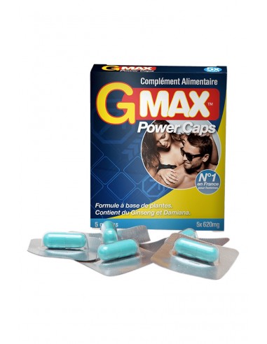  G-Max Power Caps Homme (5 gélules) - Men Avenue - SexShop Gay