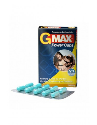  G-Max Power Caps Homme (10 gélules) - Men Avenue - SexShop Gay