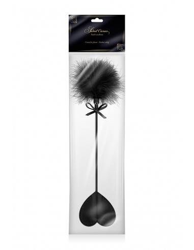  Tapette coeur avec pompon noir - Sweet Caress - Men Avenue - SexShop Gay