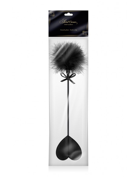  Tapette coeur avec pompon noir - Sweet Caress - Men Avenue - SexShop Gay