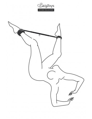  Barre d'écartement ajustable - Easytoys Fetish Collection - Men Avenue - SexShop Gay