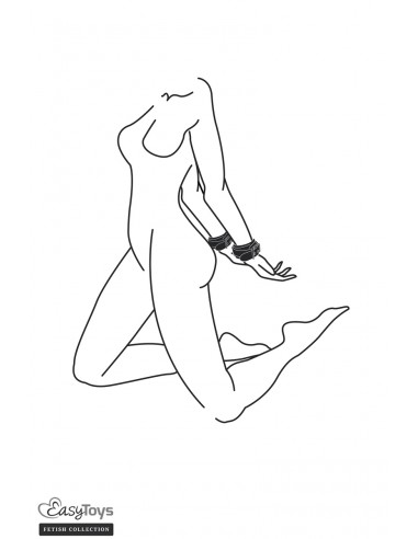  Menottes de poignets - Easytoys Fetish Collection - Men Avenue - SexShop Gay