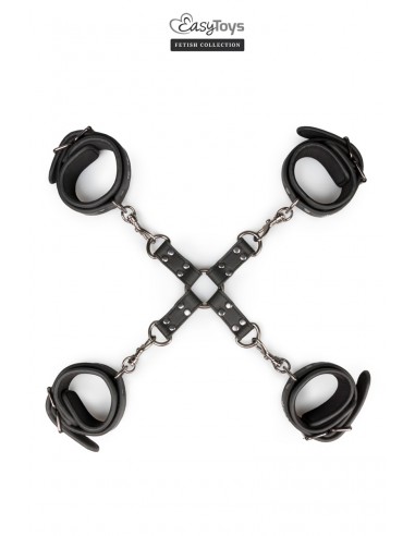  Kit d'attaches Hogtie - Easytoys Fetish Collection - Men Avenue - SexShop Gay