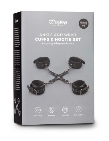  Kit d'attaches Hogtie - Easytoys Fetish Collection - Men Avenue - SexShop Gay