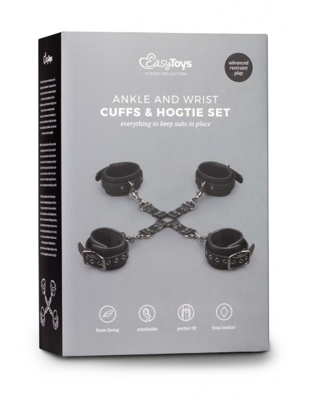  Kit d'attaches Hogtie - Easytoys Fetish Collection - Men Avenue - SexShop Gay