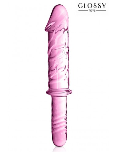  Gode verre Glossy Toys  n° 12 Pink - Men Avenue - SexShop Gay