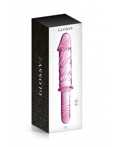  Gode verre Glossy Toys  n° 12 Pink - Men Avenue - SexShop Gay