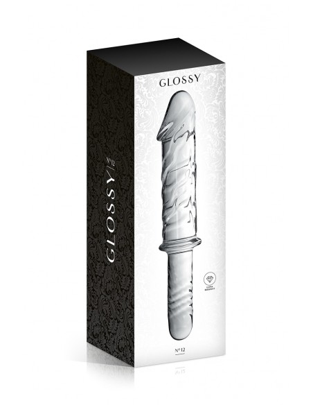  Gode verre Glossy Toys  n° 12 Clear - Men Avenue - SexShop Gay