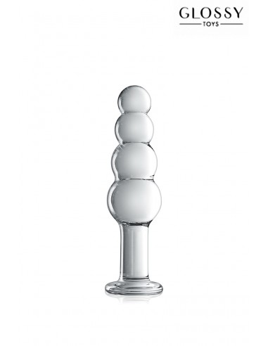  Gode verre Glossy Toys  n° 9 Clear - Men Avenue - SexShop Gay