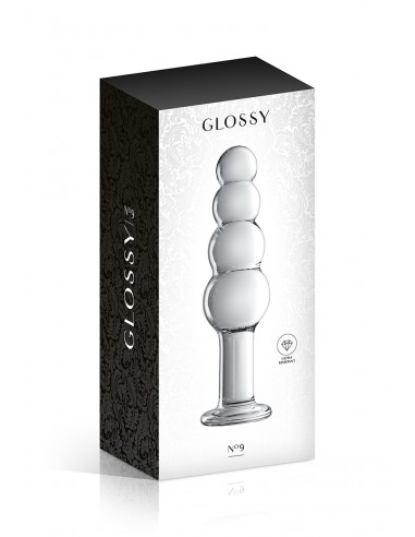  Gode verre Glossy Toys  n° 9 Clear - Men Avenue - SexShop Gay