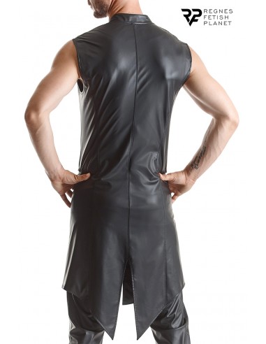  Veste longue sans manche wetlook Marco - Regnes - Men Avenue - SexShop Gay