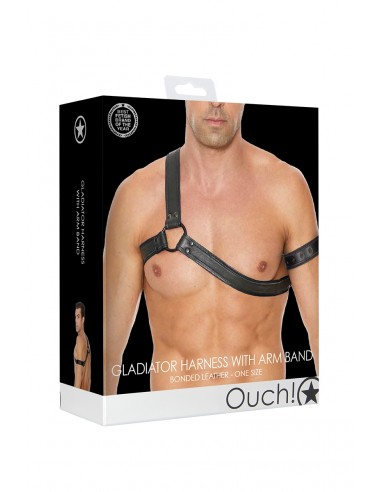  Harnais Gladiator noir - Ouch! - Men Avenue - SexShop Gay