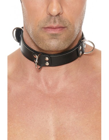 Collier Bondage Deluxe noir - Ouch! - Men Avenue - SexShop Gay