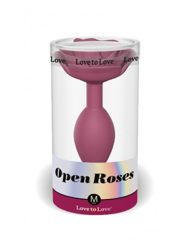  Plug Open Roses M - Love to Love - Men Avenue - SexShop Gay