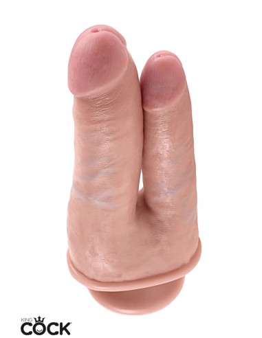  Gode double pénétration 15cm - King Cock - Men Avenue - SexShop Gay