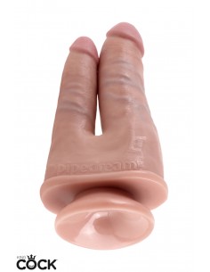  Gode double pénétration 15cm - King Cock - Men Avenue - SexShop Gay 2