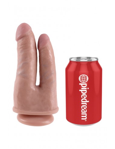  Gode double pénétration 15cm - King Cock - Men Avenue - SexShop Gay