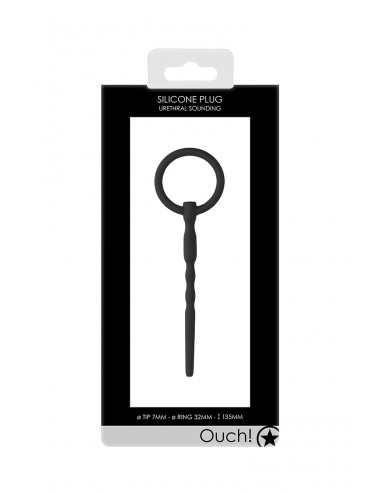  Sonde urétrale silicone 13,5 x 0,7 cm - Ouch! - Men Avenue - SexShop Gay