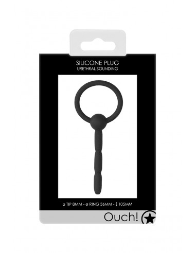  Sonde urétrale silicone 10,5 x 0,8 cm - Ouch! - Men Avenue - SexShop Gay