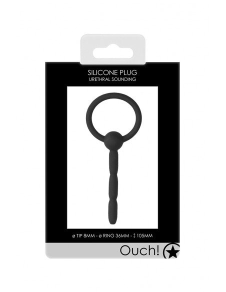  Sonde urétrale silicone 10,5 x 0,8 cm - Ouch! - Men Avenue - SexShop Gay