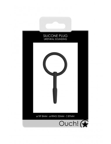  Sonde urétrale silicone 8,7 x 0,8 cm - Ouch! - Men Avenue - SexShop Gay