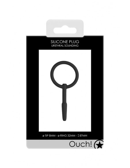  Sonde urétrale silicone 8,7 x 0,8 cm - Ouch! - Men Avenue - SexShop Gay