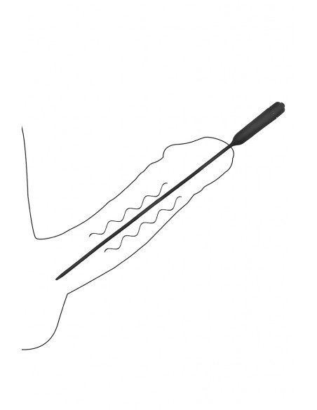  Plug d'urètre vibrant extra long - Ouch! - Men Avenue - SexShop Gay