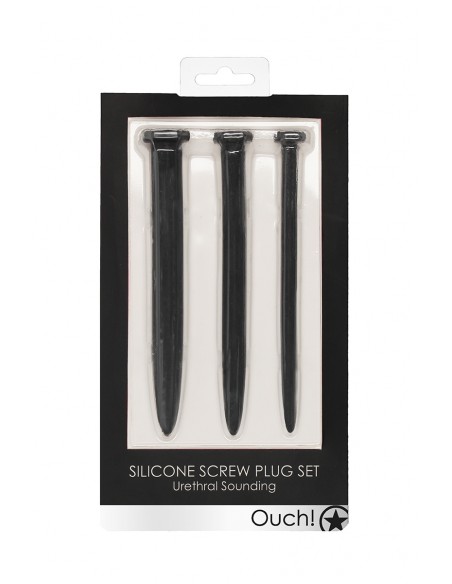  Set de 3 plugs urétraux Grands clous - Ouch! - Men Avenue - SexShop Gay