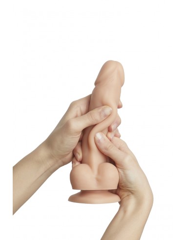  Gode double densité sliding skin XXL - Strap On Me - Men Avenue - SexShop Gay