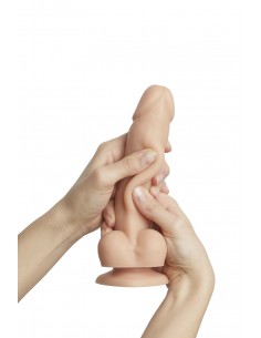  Gode double densité sliding skin S - Strap On Me - Men Avenue - SexShop Gay 2