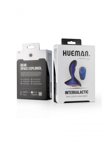  Plug vibrant télécommandé Intergalactic - Hueman - Men Avenue - SexShop Gay