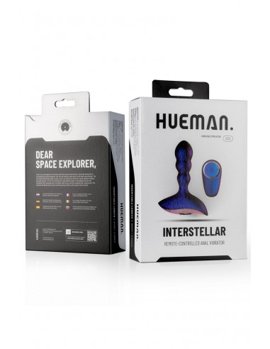  Plug vibrant télécommandé Interstellar - Hueman - Men Avenue - SexShop Gay