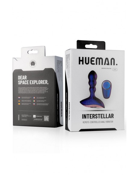  Plug vibrant télécommandé Interstellar - Hueman - Men Avenue - SexShop Gay