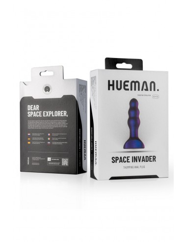 Plug à percussion Space Invader - Hueman - Men Avenue - SexShop Gay