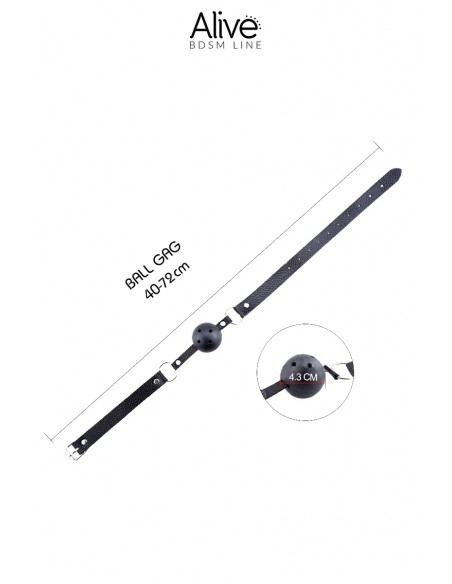  Baillon Discretion noir - Alive - Men Avenue - SexShop Gay