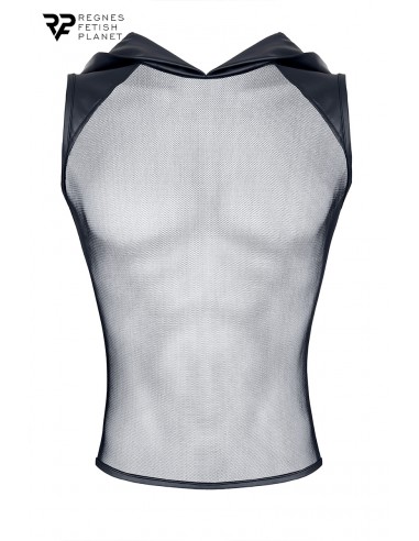  T-shirt à capuche en mesh - Regnes - Men Avenue - SexShop Gay